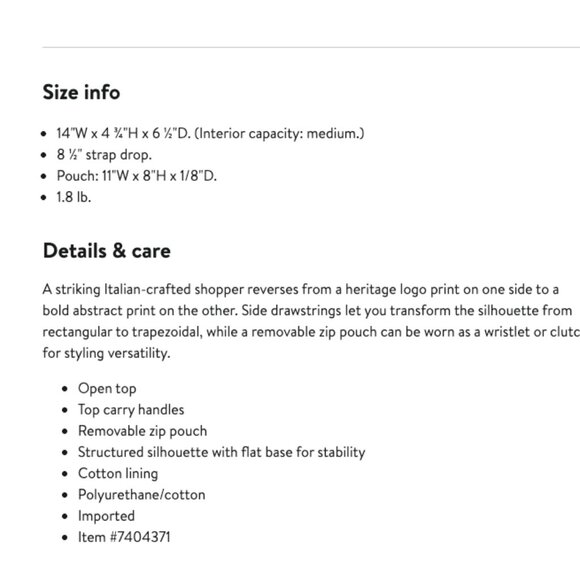 MCM Liz Medium Reversible Tote - Picture 5 of 7